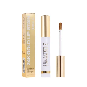 OLIBOLLA 24K Gold Lip Stain Masque Transfer-Proof Long-Lasting Waterproof Tint