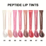 OLIBOLLA Peptide Lip Tints - Glossy Lip Balm for Plump, Hydrated Lips