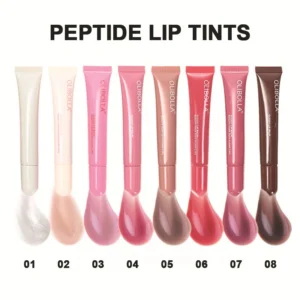 OLIBOLLA Peptide Lip Tints - Glossy Lip Balm for Plump, Hydrated Lips